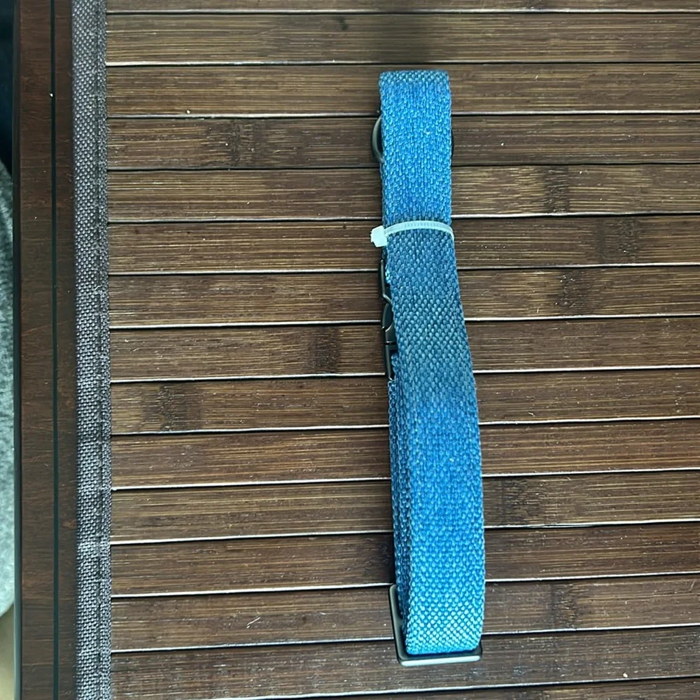 Blue size M dog collar heavy duty nwot from Target